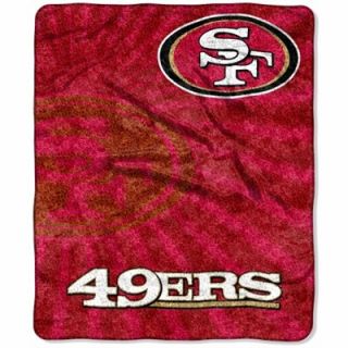 San Francisco 49ers 50 x 60 Burst Sherpa Throw Blanket