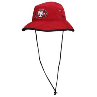 New Era San Francisco 49ers Team Bucket Hat   Scarlet