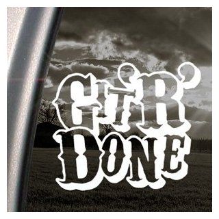 Git R Done Decal Truck Bumper Window Vinyl Sticker: Automotive