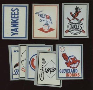 1960 Fleer Baseball Team Decals 16 Different NRMT   MLB Car Magnets And Decals : Sports Related Magnets : Sports & Outdoors