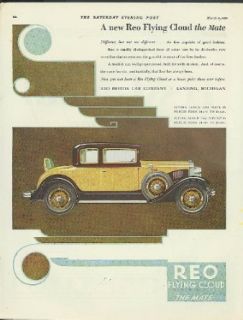 A new Reo Flying Cloud   The Mate Rumbleseat Coupe different ad 1929: Entertainment Collectibles