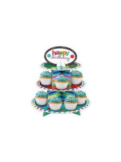 Happy Birthday Cupcake Stand (each) Clothing