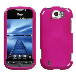 Hard Plastic Snap on Cover Fits HTC Mytouch 4G Slide Solid Hot Pink Plus A Free LCD Screen Protector T Mobile (does not fit HTC Mytouch 3G or HTC Mytouch 3G Slide or HTC Mytouch 4G): Cell Phones & Accessories