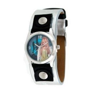 Hannah Montana Silver Band Leather Watch   Super nice watch for girls (For age of 5+) Toys & Games