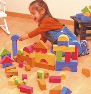 Textured Toy Blocks Set: Toys & Games