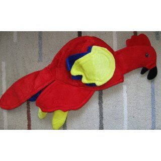 Pirate Parrot Hat (Red) Party Accessory: Toys & Games