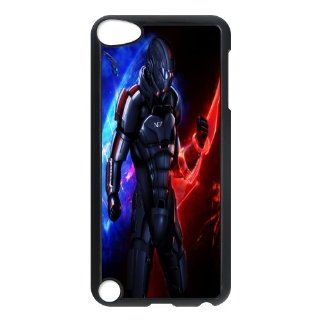 Custom Design ZH 2 Game Mass Effect 3 Black Print Hard Shell Case for iPod Touch 5th: Cell Phones & Accessories