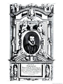 Frontispiece to "Eighty Sermons Preached by That Learned and Reverend Divine, John Donne" Giclee Print Art (18 x 24 in)  