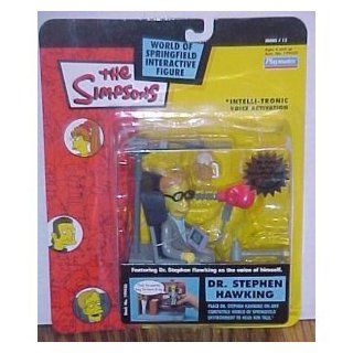 Simpsons   World of Springfield Interactive Figures   Series 13   Dr. Stephen Hawking w/custom accessories: Toys & Games