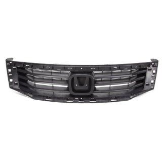 CarPartsDepot, Front Grille Grill Raw Black CAPA Certified w/o Chrome Trim Assembly, 400 20555 CA HO1200189 71121TA0A00: Automotive