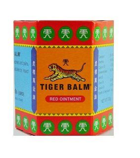 Tiger Balm RED Ointment Fast Muscle Pain Relief Size 30 grams : Pain Relief Rubs : Beauty
