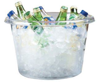 Large Party Buckets - Clear (Set of 3) Ice Buckets Kitchen & Dining