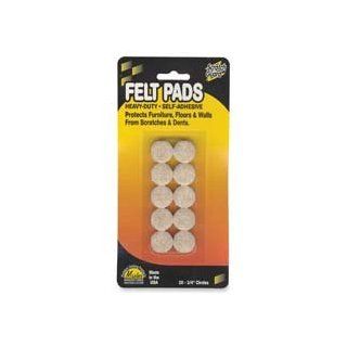 Master Caster Company : Felt Pads, Combo, Twelve 3/4" Eight 1", Four 1 1/2", Beige  :  Sold as 2 Packs of   25   /   Total of 50 Each   Furniture Pads  