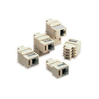 Leviton 40072 T8 8 Position Modular Adapter, T568B Wiring, Converts Eight Contacts Into An 8 Position, 8 Conductor Non Keyed Modular Jack, (Tap  8): Home Improvement