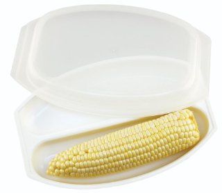 Fox Run Microwave Corn Steamer with Lid: Kitchen & Dining
