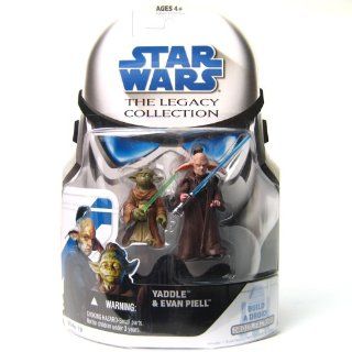 Star Wars Clone Wars Legacy Collection Build A Droid Factory Action Figure BD No. 19 Yaddle and Piell: Toys & Games