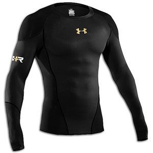 Under Armour Recharge Energy Shirt   Mens   Training   Clothing   Black/Graphite/White/Metallic Gold