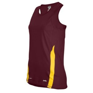 Eastbay Two Color Singlet   Womens   Running   Clothing   Dark Maroon/Gold