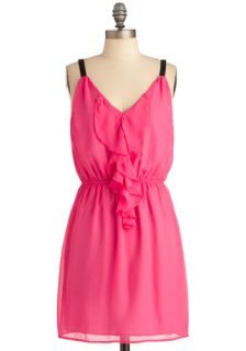 Look to the Future Dress in Pink  Mod Retro Vintage Dresses