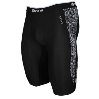 SKINS A200 Compression Half Tight   Mens   Running   Clothing   Black/Pixelled