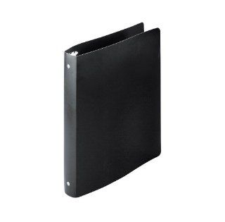 Wilson Jones ACCOHIDE Round Ring Binder, 1 Inch Capacity, Letter Size, Flexible Cover, Black (A7039722F) : Office Products