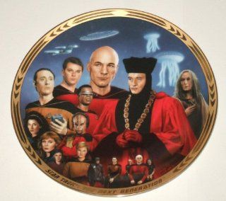 Shop The Hamilton Collection: "ENCOUNTER AT FAR POINT" from the STAR TREK THE NEXT GENERATION THE EPISODES Plate Collection   Limited Edition Decorative Plate at the  Home Dcor Store. Find the latest styles with the lowest prices from STAR TREK
