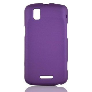 Talon Snap On Hard Rubberized Phone Shell Case Cover for Motorola A957 Droid Pro (Purple): Cell Phones & Accessories
