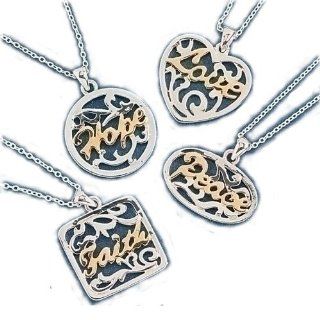 "Necklaces & Pendants , Faith. Peace. Love.Hope (HOPE): Jewelry