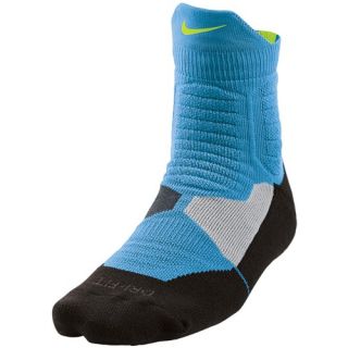 Nike Hyperelite  High Quarter Socks   Basketball   Accessories   Vivid Blue/Black/Volt