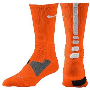 Nike Hyper Elite Basketball Crew Socks   Mens   Basketball   Accessories   Team Orange/White