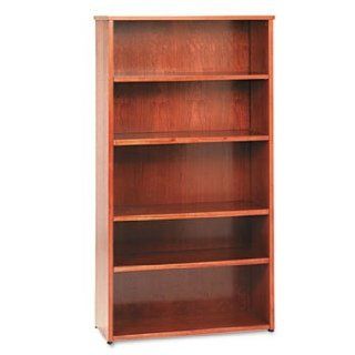 Shop BW Wood Veneer Series Five Shelf Bookcase, 35 5/8w x 13d x 66h, Bourbon Cherry at the  Furniture Store. Find the latest styles with the lowest prices from Basyx