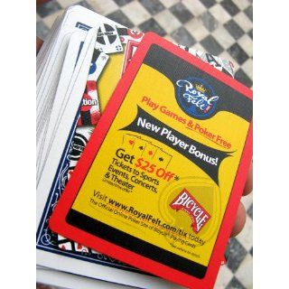 Bicycle Poker Size Standard Index Playing Cards (Blue or Red): Sports & Outdoors