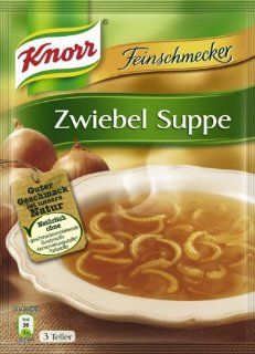 3 pack Knorr Feinschmecker Zwiebel Suppe (3x2 Oz) Onion Soup Fix : Vegetable Soups : Grocery & Gourmet Food