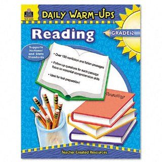 Teacher Created Resources Products   Teacher Created Resources   Daily Warm Ups: Reading, Grade 2, Paperback, 176 Pages   Sold As 1 Each   Quick, easy and effective activites that help students improve the skills that they need for success in testing.   Wa