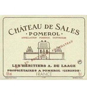 Chateau De Sales Pomerol 2010 750ML: Wine