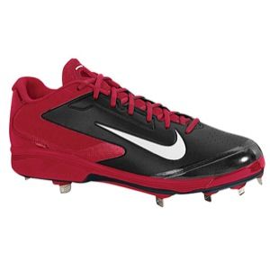 Nike Air Huarache Pro Low Metal   Mens   Baseball   Shoes   Black/White/Varsity Red