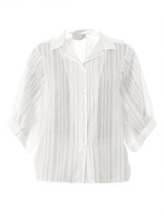 Bernie stripe cotton silk shirt  Stella McCartney  MATCHESFA
