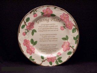 Johnson Brother's Desert Rose Giving Plate 10 3/4 Inch: Accent Plates: Kitchen & Dining
