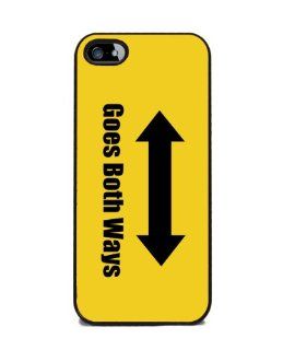 Goes Both Ways, Bisexual Pride   iPhone 5 or 5s Cover, Cell Phone Case   Black: Cell Phones & Accessories