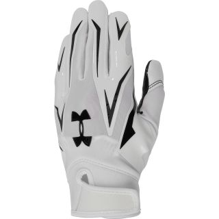 UNDER ARMOUR Youth F4 Football Receiver Gloves   Size: Medium, Royal/white
