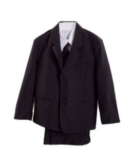 Black & White Baby Boy & Boys Tuxedo Suit, Jacket, Shirt, Vest, Tie & Pants: Infant And Toddler Tuxedos: Clothing