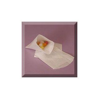 2000ea   4 1/2 X 3 1/2 Dry Wax Bags: Reusable Grocery Bags: Kitchen & Dining