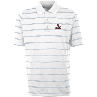 Antigua St. Louis Cardinals Mens Deluxe Short Sleeve Polo   Size Large,