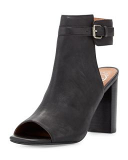 Canal Leather Peep Toe Bootie, Black   Jeffrey Campbell   Blk (9B)