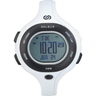 SOLEUS Womens Chicked Running Watch   Size Small, White/black