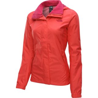 THE NORTH FACE Womens Resolve Rain Jacket   Size: Small, Rambutan Pink