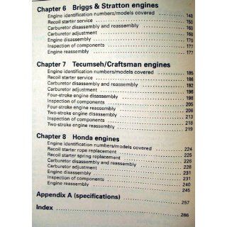 Small Engine Repair Manual, up to and including 5 HP engines (Haynes Manuals): Curt Choate, John Harold Haynes: 0038345016660: Books