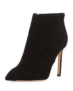 Chara Suede Ankle Boot, Black   Vince   Black (35.0B/5.0B)