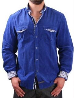 English Laundry Men's Corduroy Woven Dress Shirt Royal Blue 2013 at  Mens Clothing store: