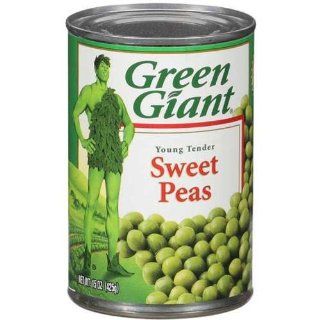 Green Giant Peas, 15 Ounce (Pack of 24) : Peas Produce : Grocery & Gourmet Food